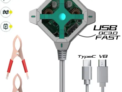 ZS-88PRO 30W transparent DC clip charger