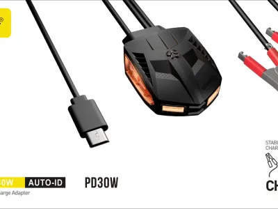 ZS-49 30W PD DC clip charger