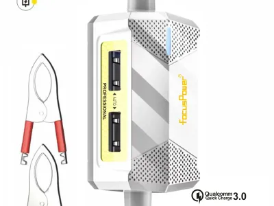 ZS-80 white professional 2.4A / QC3.0 charger